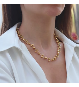 Tffny Model Gold Kaplama Gümüş Kolye