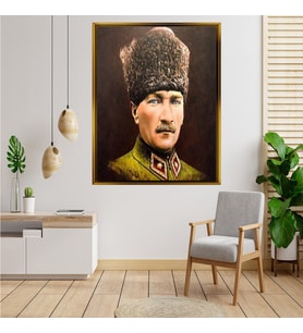 ÇERÇEVELİ ATATÜRK TABLO S711