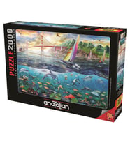Anatolian 2000 Parça San Francisco Köprüsü Puzzle - Adrian Chesterman