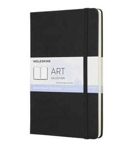Moleskine Sert Kapak Suluboya Defteri Siyah (13x21) - 5635
