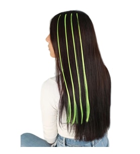 Fiber Sen Boncuk Kaynaklık Renkli / Neon Sarı / 100 Adet