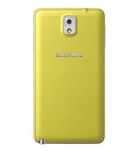 Galaxy Note 3 N9000 ile Uyumlu Arka Kapak Sarı ET-BN900S