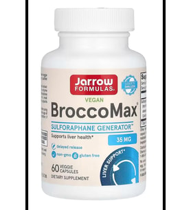 Jarrow Formulas, Vegan BroccoMax, 35 mg , 60 Veggie Capsules (Renksiz)