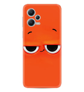 Xiaomi Redmi Note 12 5g Kılıf Resimli Desenli Silikon Platinium Series Orange 1830