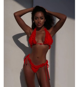 Morliva ikili bikini set aksesuar detaylı 2910