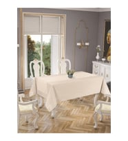 Joie Pamuklu Masa Örtüsü Dantelli Runner Setli ,masa Örtüsü Toptan 160x220 Cm