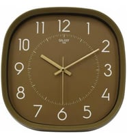 Galaxy Premium Serisi ABS Kasa Duvar Saati Oval 30 CM Yeşil Renkli Modern Kadran