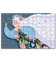 Cakapuzzle Uluslararası Kadınlar Günü Görseli Çizim Puzzle Yapboz MDF (Ahşap) (120 Parça)