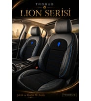Ssangyong Rexton 2006-2017 Uyumlu Lion Serisi 2+1 Ticari Tay Tüyü Mavi Koltuk Kılıfı