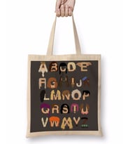 Harry Potter Alphabet Bez Çanta Uzun Saplı