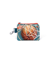 Coral High Kids Nefti Turuncu Basketbol Desenli Bozuk Para Çantası 21933
