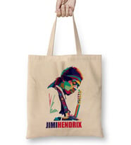 Jimi Hendrix In Pop Art Bez Çanta Uzun Saplı