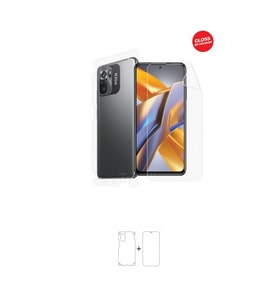 Xiaomi Poco M5s Ön, Arka ve Yan 360 Derece Tam Kaplama Tpu Film