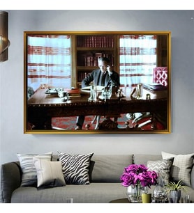 Altın Çerçeveli dekoratif tablo a1150 (Gold)
