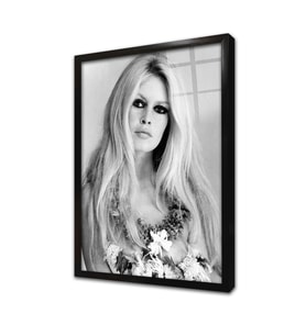Birigitte Bardot Çerçeveli Cam Tablo