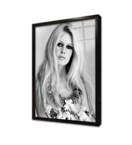 Birigitte Bardot Çerçeveli Cam Tablo