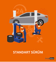 Onelee Oto Lastik Servis Takip Programı Standart Kutu Lisans