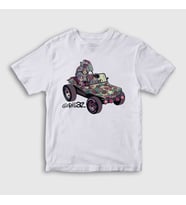 Presmono Unisex Çocuk Beyaz Geep Gorillaz T-Shirt 402553tt (Beyaz)