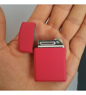 Gazlı Metal İnce Çakmak Renk Seçenekli (Pembe)