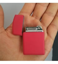 Gazlı Metal İnce Çakmak Renk Seçenekli (Pembe)