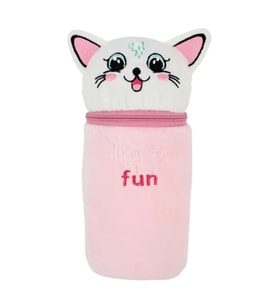 CEM DOLPHIN PC-4902 PELUŞ HAVE FUN RENKLİ 21x8 cm KALEM ÇANTASI - TEKLİ