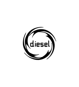 Miyrem Sticker Serisi Diesel Depo Kapağı Sticker (Siyah)