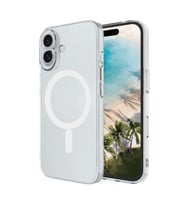 iPhone 17 Kılıf İnce Ve Sert Yapılı Şeffaf Magsafe Silikon Kapak RYC/London (Renksiz)