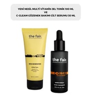 the fair. Multi Vitamin Jel Tonik 100 ml ve C-gleam Gözenek Bakımı Cilt Serumu 30 ml 