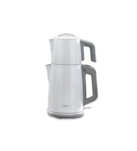 Çays Inox Çelik Çay Makinesi - Beyaz