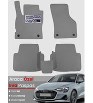 AUDİ A3 SEDAN (2020-2025) Uyumlu EVA Paspas Tam Set–Araca Özel,Su Geçirmez,Kolay Montaj