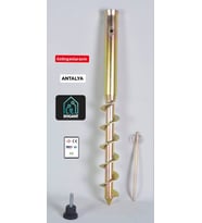 Karadeniz Metal Demir  Plaj Bahçe Kamp Şemsiye Tente Yer Sabitleme Kazığı 48 Cm