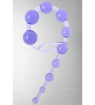 Boncuk Tasarım 28 Cm Mor  Plug + Temizleme Solüsyonu