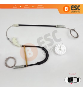Volvo S40 V40 MK1 644 645 1995-2004 4/5-Kapı 30623448 İçin Elektrikli Ön Sol Cam Kriko Tamir Seti