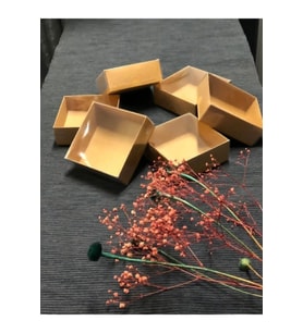 Hediyelik Kutu Kraft  ( 1 Adet) 8cmx8cmx3cm