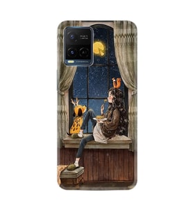 Vivo V21 Kılıf Resimli Desenli Baskılı Silikon Kılıf Ananas Camera Glass 1358