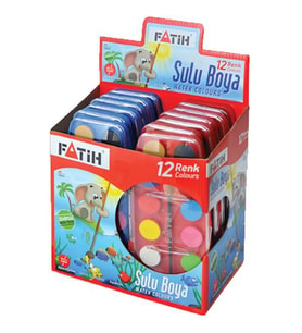 Fatih Sulu Boya 12 Renk 24 ML F-12