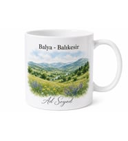 Balya Doğa Manzarası Balıkesir Hatırası Kupa Bardak Hediye