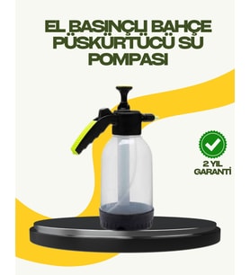 Manuel Basınçlı Köpük Püskürtücü Ayarlanabilir Nozullu 2 Litre Araba Yıkama