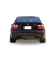Bmw 5 Serisi E39 (1995 - 2004)  Uyumlu Çift Çıkışlı  Arka Difüzör (Plastik)