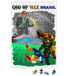 God of War Brasil Puzzle 240 Parça Yapboz
