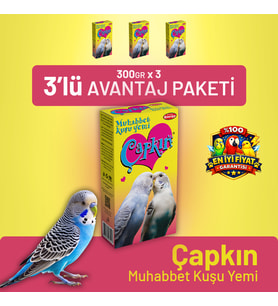 Çapkın Muhabbet Kuşu Yemi - 3 Adet