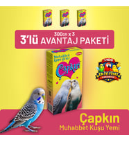 Çapkın Muhabbet Kuşu Yemi - 3 Adet