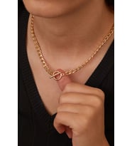 Elika Silver Kadın Zincir Model Bijuteri Kolye