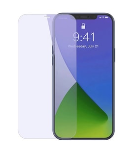 Baseus İPhone 12/12 PRO 6.1 0.3mm Antiblue Cam Ekran Koruyucu 2Adet-(5775) - HPSBYI7846-9446