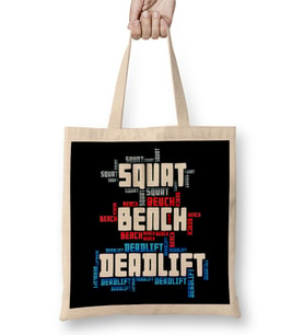 Squat Bench Deadlift Powerlifting Bodybuilding 03 Bez Çanta Uzun Saplı