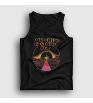 Presmono Unisex Siyah Warp Planet Queens Of The Stone Age Atlet 450487tt