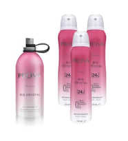 Prova Big Crystal Edp Kadın Parfüm 120 Ml Ve Deodorant 150 Ml 3 Adet