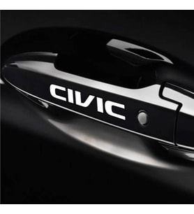 Civic Kapı Kolu Sticker 10Adet