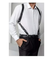 Sırt Detaylı Şık Erkek Kemer, Tarz Erkek Kemer, Erkek T-shirt Kemeri (Kırmızı)