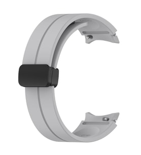 Microsonic Samsung Galaxy Watch 4 44mm Kordon Ribbon Line Gri